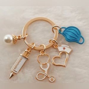 Medical Tool Charm Keychain